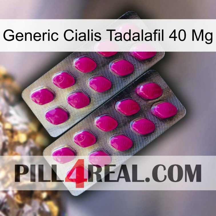 Generic Cialis Tadalafil 40 Mg 10